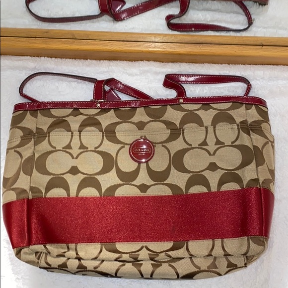 Coach Diaper Bag - Picture 1 of 8